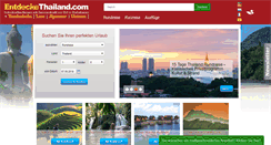 Desktop Screenshot of entdeckethailand.com